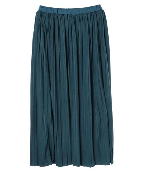 AMERICAN HOLIC（アメリカンホリック）の「カットプリーツスカート（スカート・レディース・グレイッシュベージュ/ブルーグリーン/チャコールグレー・M/L）」の19枚目の写真