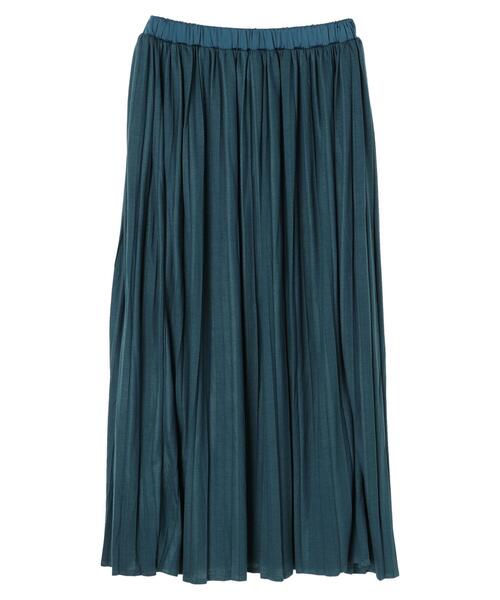 AMERICAN HOLIC（アメリカンホリック）の「カットプリーツスカート（スカート・レディース・グレイッシュベージュ/ブルーグリーン/チャコールグレー・M/L）」の22枚目の写真