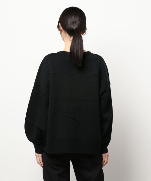 INTERPLANET（インタープラネット）の「【ＷＥＢ限定】ＦＬＡＴＴＥＲＹジャガードニット（ニット/セーター・レディース・ブラウン/ブラック/オフホワイト・FREE）」の5枚目の写真