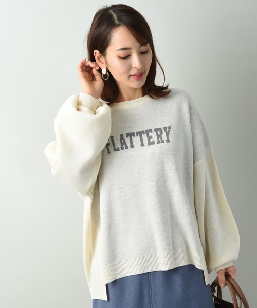 INTERPLANET（インタープラネット）の「【ＷＥＢ限定】ＦＬＡＴＴＥＲＹジャガードニット（ニット/セーター・レディース・ブラウン/ブラック/オフホワイト・FREE）」の11枚目の写真