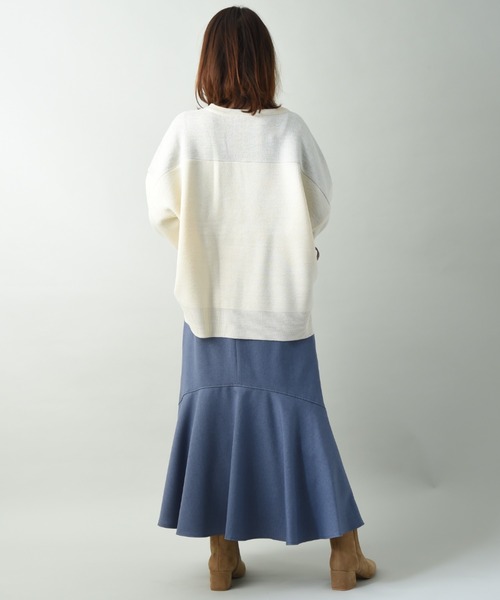 INTERPLANET（インタープラネット）の「【ＷＥＢ限定】ＦＬＡＴＴＥＲＹジャガードニット（ニット/セーター・レディース・ブラウン/ブラック/オフホワイト・FREE）」の18枚目の写真