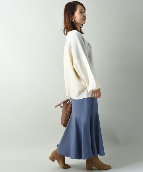 INTERPLANET（インタープラネット）の「【ＷＥＢ限定】ＦＬＡＴＴＥＲＹジャガードニット（ニット/セーター・レディース・ブラウン/ブラック/オフホワイト・FREE）」の19枚目の写真