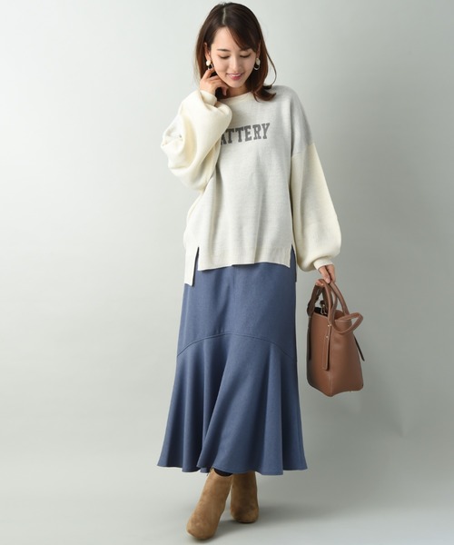 INTERPLANET（インタープラネット）の「【ＷＥＢ限定】ＦＬＡＴＴＥＲＹジャガードニット（ニット/セーター・レディース・ブラウン/ブラック/オフホワイト・FREE）」の20枚目の写真