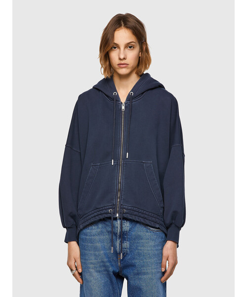 DIESEL（ディーゼル）の「レディース ジップパーカー プリント 