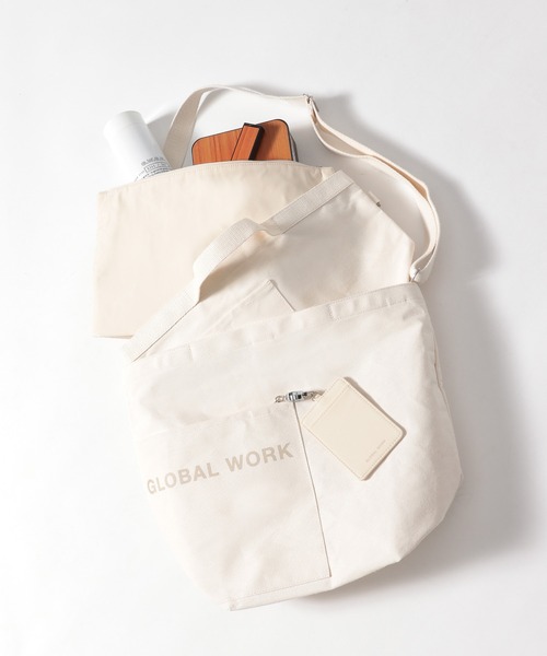 GLOBAL WORK（グローバルワーク）の「MYSTYLE 保冷ランチBAG/959104（エコバッグ/サブバッグ・レディース・ブラック/オフホワイト/ライトグリーン・FREE）」の14枚目の写真