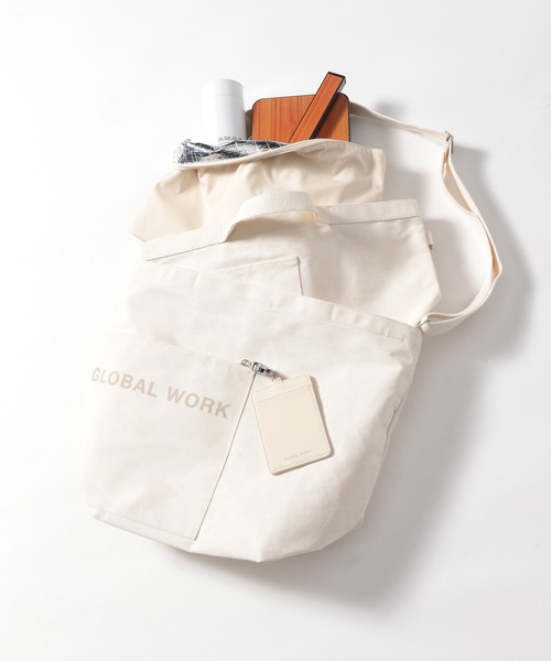 GLOBAL WORK（グローバルワーク）の「MYSTYLE 保冷ランチBAG/959104（エコバッグ/サブバッグ・レディース・ブラック/オフホワイト/ライトグリーン・FREE）」の12枚目の写真