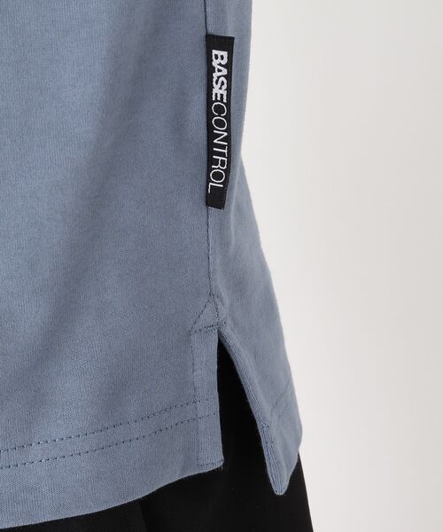 BASECONTROL（ベースコントロール）の「◆吸水速乾 ポケットスタープリント 長袖Tシャツ（Tシャツ/カットソー・メンズ・ライトブルー/ネイビー/ピンク系/アイボリー/ブラック・03/02/01/04）」の18枚目の写真