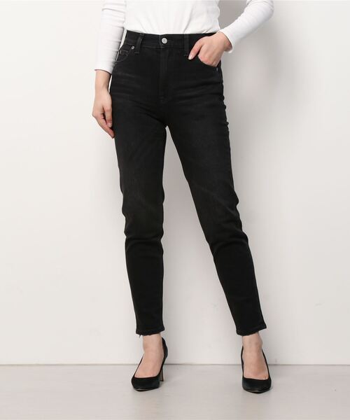 GAP（ギャップ）の「スカイハイライズ マムジーンズ（デニムパンツ・レディース・ダークブラック・27/26/25/28/29/23/24/30）」の8枚目の写真