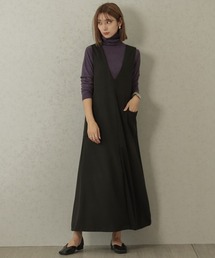 La-gemme（ラジェム）の「センタースリットジャンパースカート（スカート）」