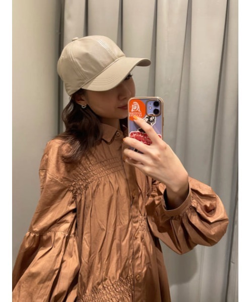 SLY(スライ)の「VEGAN LEATHER CAP/レザーキャップ(キャップ SLY(スライ)の「VEGAN LEATHER CAP/レザーキャップ(キャップ