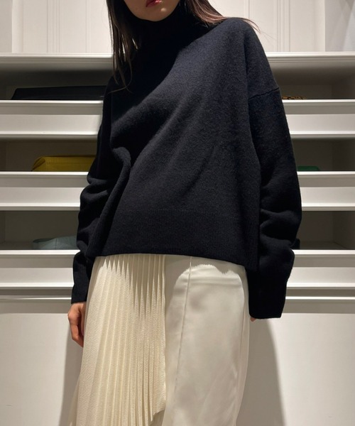 LE CIEL BLEU（ルシェルブルー）の「Wool Cashmere Turtleneck Knit