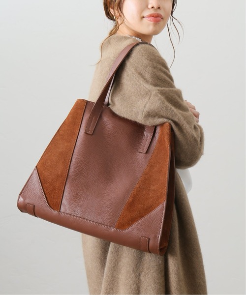 La TOTALITE(ラトータリテ)の「【MILOS/ミロス】 スエードコンビトートBAG◆(トートバッグ・レディース・ブラウン/ベージュ・FREE)」の14枚目の写真