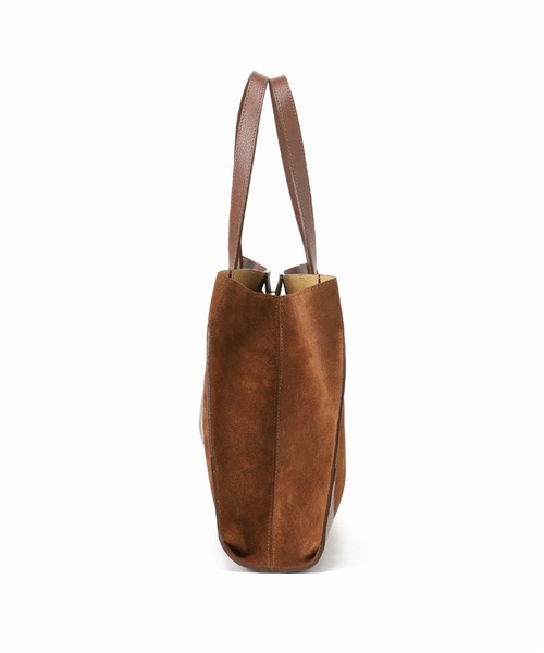 La TOTALITE(ラトータリテ)の「【MILOS/ミロス】 スエードコンビトートBAG◆(トートバッグ・レディース・ブラウン/ベージュ・FREE)」の7枚目の写真