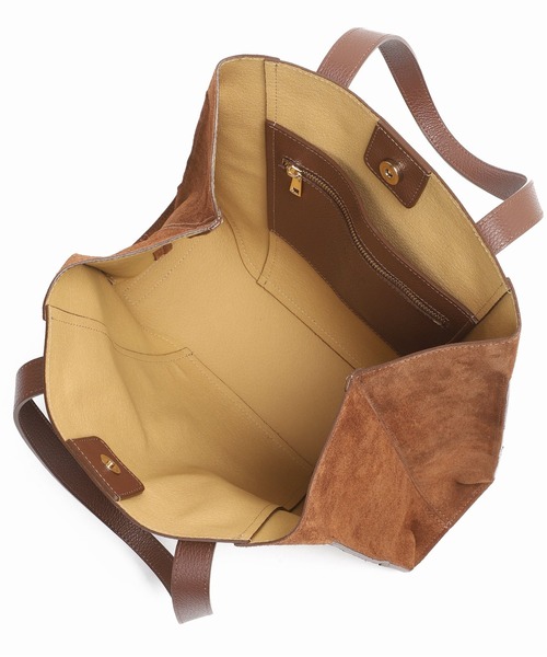 La TOTALITE(ラトータリテ)の「【MILOS/ミロス】 スエードコンビトートBAG◆(トートバッグ・レディース・ブラウン/ベージュ・FREE)」の18枚目の写真