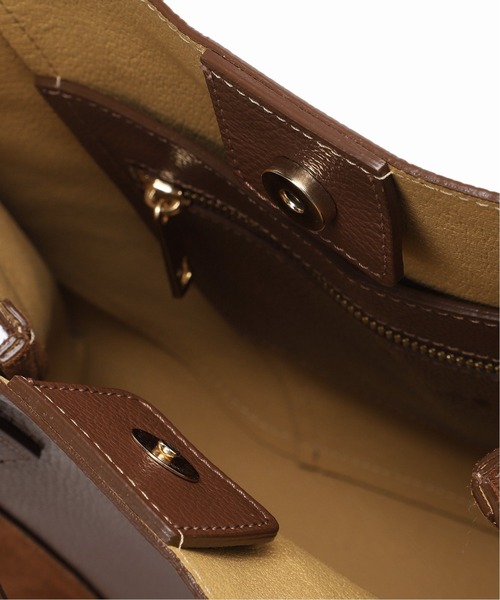 La TOTALITE(ラトータリテ)の「【MILOS/ミロス】 スエードコンビトートBAG◆(トートバッグ・レディース・ブラウン/ベージュ・FREE)」の5枚目の写真