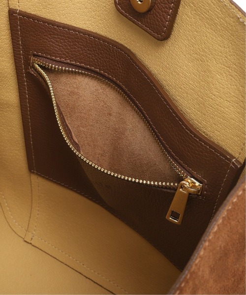 La TOTALITE(ラトータリテ)の「【MILOS/ミロス】 スエードコンビトートBAG◆(トートバッグ・レディース・ブラウン/ベージュ・FREE)」の10枚目の写真