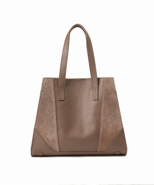 La TOTALITE(ラトータリテ)の「【MILOS/ミロス】 スエードコンビトートBAG◆(トートバッグ・レディース・ブラウン/ベージュ・FREE)」の8枚目の写真