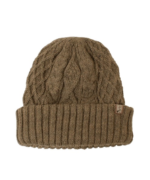 14+（イチヨンプラス）の「イタリア糸ケーブル編みワッチ（ニットキャップ/ビーニー・レディース・チャコールグレー/ライトブルー/ブラック/イエロー/ワインレッド/ピンク/オリーブ/ネイビー/アイボリー/グレー/ブラウン/ブルー/ベージュ/オレンジ/パープル・FREE）」の19枚目の写真