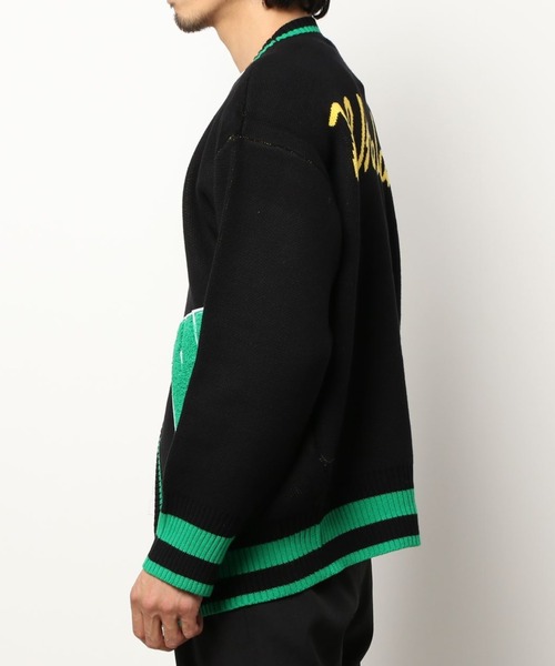 WHITELAND（ホワイトランド）の「WHITELAND/ホワイトランド/スクールカーディガン（カーディガン/ボレロ・メンズ・アイボリー/ブラック・FREE）」の3枚目の写真