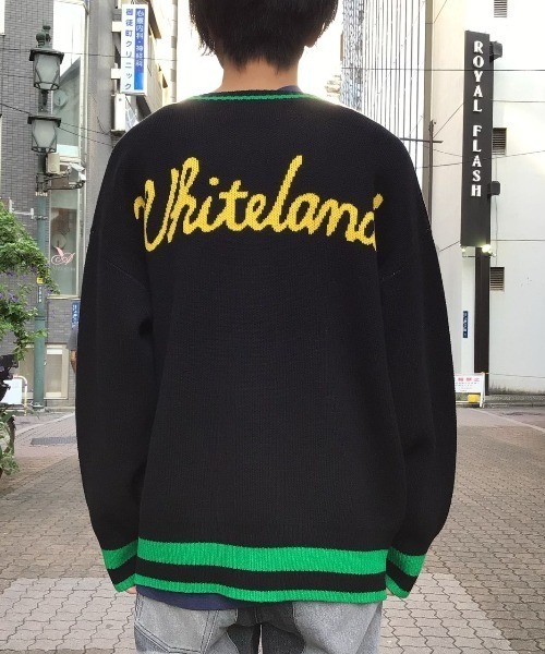 WHITELAND（ホワイトランド）の「WHITELAND/ホワイトランド/スクールカーディガン（カーディガン/ボレロ・メンズ・アイボリー/ブラック・FREE）」の11枚目の写真
