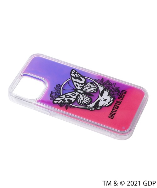 X-girl(エックスガール)の「X-girl × GRATEFUL DEAD MOBILE CASE FOR iPhone 12/12Pro(スマホケース/カバー・レディース・ピンク/イエロー・ONE SIZE)」の4枚目の写真