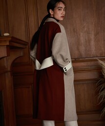 LOVELESS | コンフォータブルブロッキングコート(チェスターコート)