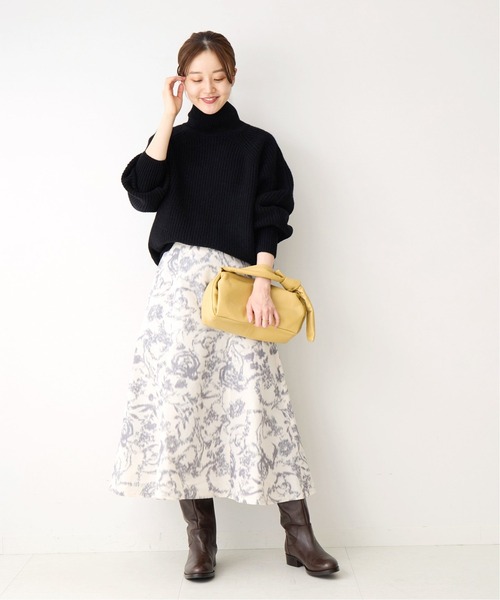 IENA（イエナ）の「カスレジャガードフレアスカート◆（スカート・レディース・ナチュラル/チャコールグレー・34/36/38/40）」の3枚目の写真