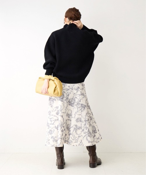 IENA（イエナ）の「カスレジャガードフレアスカート◆（スカート・レディース・ナチュラル/チャコールグレー・34/36/38/40）」の5枚目の写真