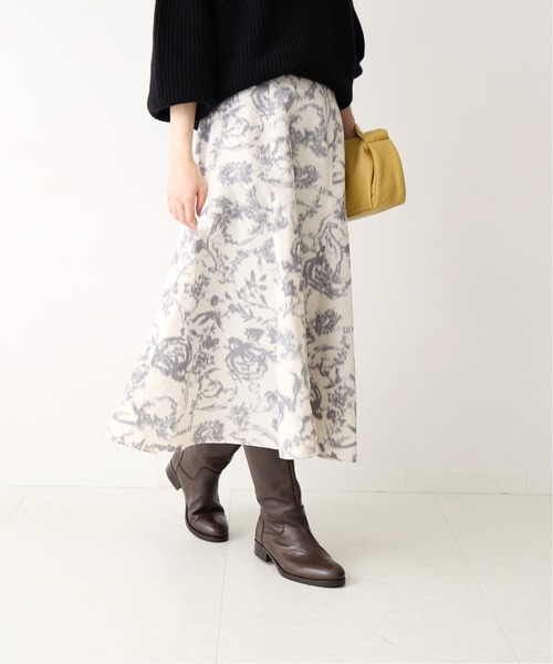 IENA（イエナ）の「カスレジャガードフレアスカート◆（スカート・レディース・ナチュラル/チャコールグレー・34/36/38/40）」の8枚目の写真