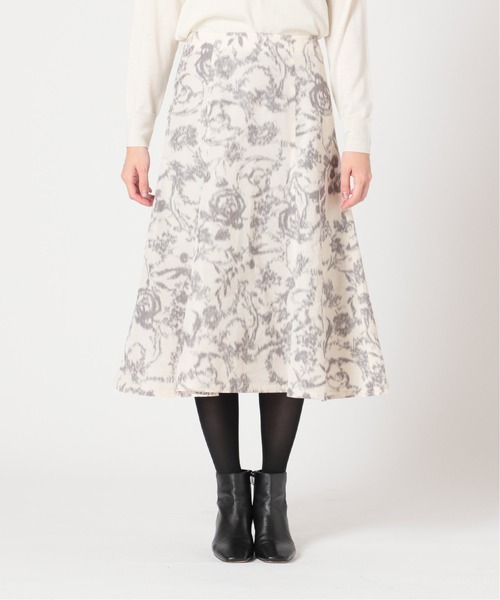 IENA（イエナ）の「カスレジャガードフレアスカート◆（スカート・レディース・ナチュラル/チャコールグレー・34/36/38/40）」の9枚目の写真
