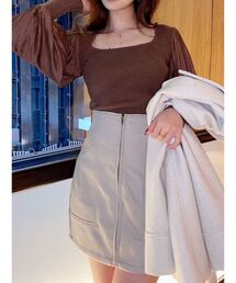 RESEXXY（リゼクシー）の「チュールパフニットTOPS（ニット/セーター）」