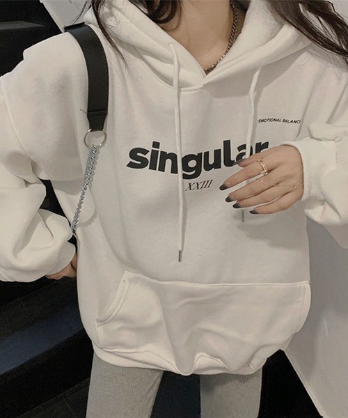 セール】裏起毛ビッグシルエットパーカー（パーカー）｜VitaFelice