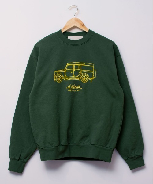 A Blends エイブレンズ トレーナー 刺繍スウェットc N クルーネック トレーナー 刺繍スウェットc N