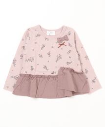 Will Mery（ウイルメリィ）の「小花総柄Ｔシャツ（Tシャツ/カットソー・キッズ）」