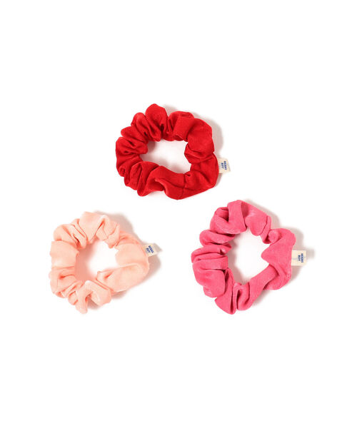 BEAMS BOY（ビームスボーイ）の「BEAMS BOY / サテンシュシュ セット（シュシュ・レディース・ピンク/ブルー・ONE SIZE）」の2枚目の写真