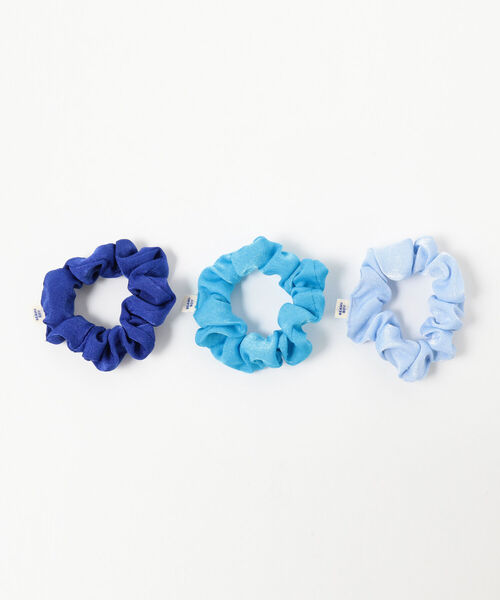 BEAMS BOY（ビームスボーイ）の「BEAMS BOY / サテンシュシュ セット（シュシュ・レディース・ピンク/ブルー・ONE SIZE）」の7枚目の写真