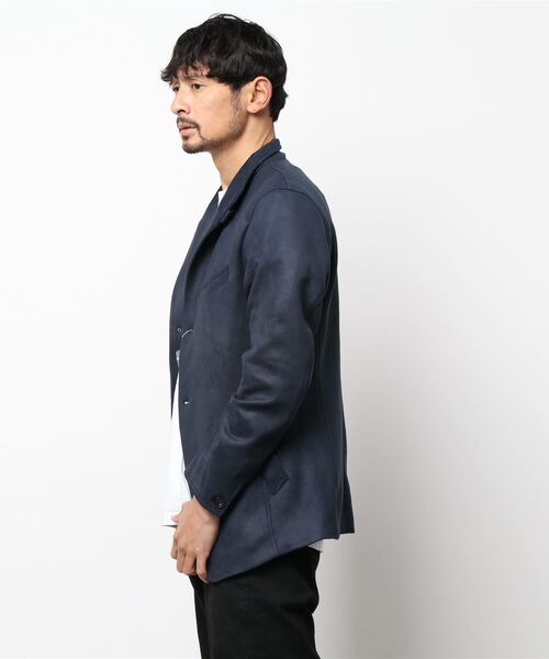 NICOLE CLUB FOR MEN（ニコルクラブフォーメン）の「【21年モデル】イタリアンカラーカウ゛ァーオール（その他アウター・メンズ・ブラック/ネイビー/シルバーグレー/グレー系その他・MEDIUM/LARGE/X-LARGE/XX-LARGE）」の5枚目の写真