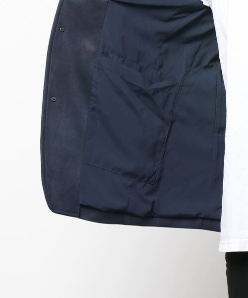 NICOLE CLUB FOR MEN（ニコルクラブフォーメン）の「【21年モデル】イタリアンカラーカウ゛ァーオール（その他アウター・メンズ・ブラック/ネイビー/シルバーグレー/グレー系その他・MEDIUM/LARGE/X-LARGE/XX-LARGE）」の7枚目の写真