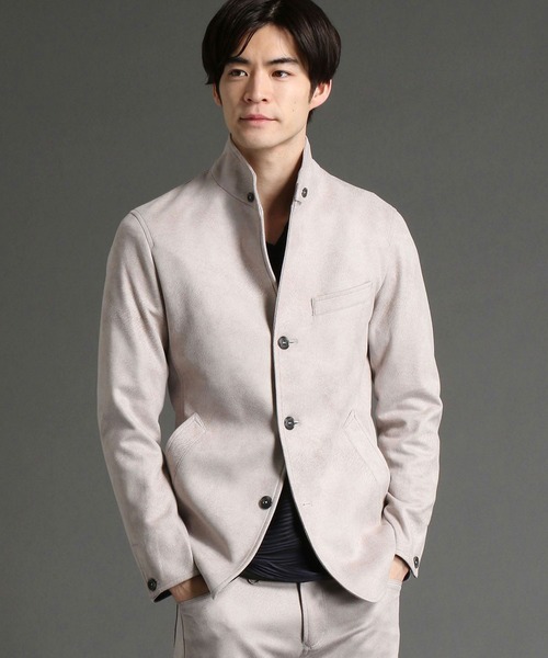 NICOLE CLUB FOR MEN（ニコルクラブフォーメン）の「【21年モデル】イタリアンカラーカウ゛ァーオール（その他アウター・メンズ・ブラック/ネイビー/シルバーグレー/グレー系その他・MEDIUM/LARGE/X-LARGE/XX-LARGE）」の2枚目の写真