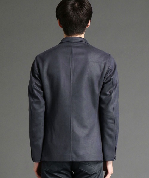 NICOLE CLUB FOR MEN（ニコルクラブフォーメン）の「【21年モデル】イタリアンカラーカウ゛ァーオール（その他アウター・メンズ・ブラック/ネイビー/シルバーグレー/グレー系その他・MEDIUM/LARGE/X-LARGE/XX-LARGE）」の8枚目の写真