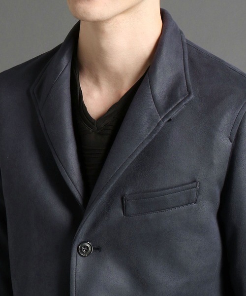NICOLE CLUB FOR MEN（ニコルクラブフォーメン）の「【21年モデル】イタリアンカラーカウ゛ァーオール（その他アウター・メンズ・ブラック/ネイビー/シルバーグレー/グレー系その他・MEDIUM/LARGE/X-LARGE/XX-LARGE）」の10枚目の写真