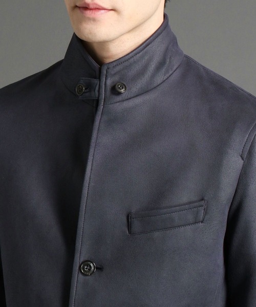 NICOLE CLUB FOR MEN（ニコルクラブフォーメン）の「【21年モデル】イタリアンカラーカウ゛ァーオール（その他アウター・メンズ・ブラック/ネイビー/シルバーグレー/グレー系その他・MEDIUM/LARGE/X-LARGE/XX-LARGE）」の11枚目の写真