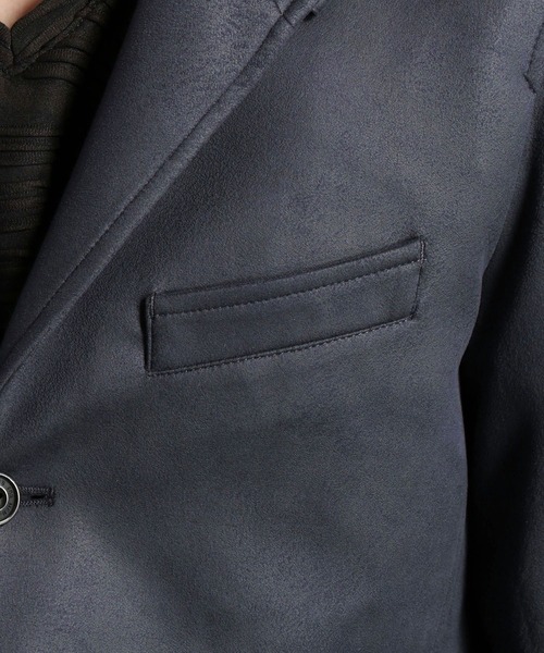 NICOLE CLUB FOR MEN（ニコルクラブフォーメン）の「【21年モデル】イタリアンカラーカウ゛ァーオール（その他アウター・メンズ・ブラック/ネイビー/シルバーグレー/グレー系その他・MEDIUM/LARGE/X-LARGE/XX-LARGE）」の12枚目の写真