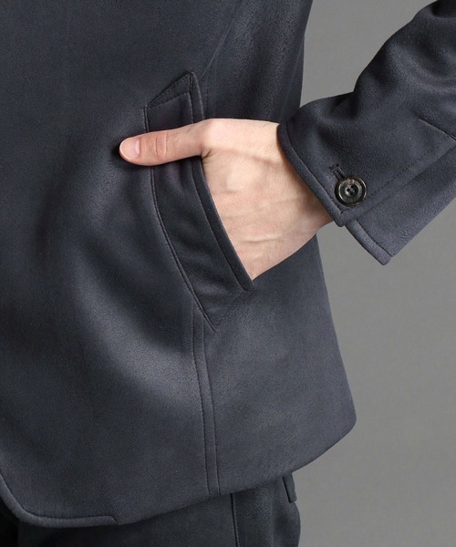 NICOLE CLUB FOR MEN（ニコルクラブフォーメン）の「【21年モデル】イタリアンカラーカウ゛ァーオール（その他アウター・メンズ・ブラック/ネイビー/シルバーグレー/グレー系その他・MEDIUM/LARGE/X-LARGE/XX-LARGE）」の15枚目の写真