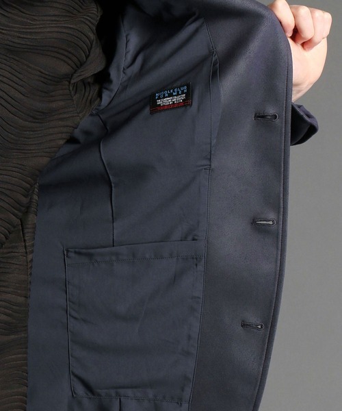 NICOLE CLUB FOR MEN（ニコルクラブフォーメン）の「【21年モデル】イタリアンカラーカウ゛ァーオール（その他アウター・メンズ・ブラック/ネイビー/シルバーグレー/グレー系その他・MEDIUM/LARGE/X-LARGE/XX-LARGE）」の16枚目の写真