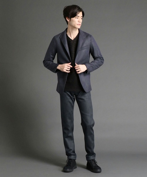 NICOLE CLUB FOR MEN（ニコルクラブフォーメン）の「【21年モデル】イタリアンカラーカウ゛ァーオール（その他アウター・メンズ・ブラック/ネイビー/シルバーグレー/グレー系その他・MEDIUM/LARGE/X-LARGE/XX-LARGE）」の21枚目の写真