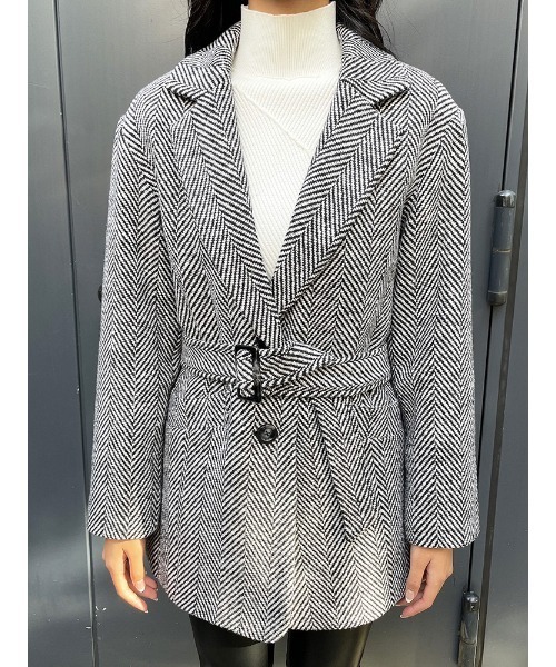 ENVYM（アンビー）の「オーバーサイズジャケットＣＴ（その他アウター・レディース・マルチ/ブラック/ベージュ・FREE）」の5枚目の写真