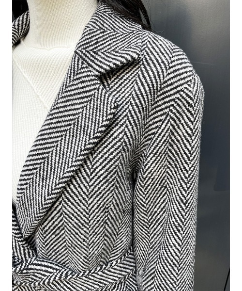 ENVYM（アンビー）の「オーバーサイズジャケットＣＴ（その他アウター・レディース・マルチ/ブラック/ベージュ・FREE）」の6枚目の写真