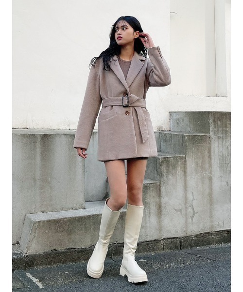 ENVYM（アンビー）の「オーバーサイズジャケットＣＴ（その他アウター・レディース・マルチ/ブラック/ベージュ・FREE）」の9枚目の写真