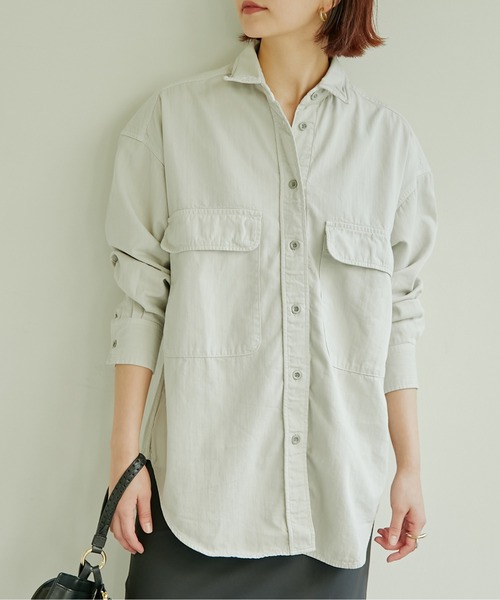 YANUK(ヤヌーク)の「【YANUK】C.P.Oシャツ / 別注(シャツ/ブラウス・レディース・サンドベージュ・FREE)」の22枚目の写真